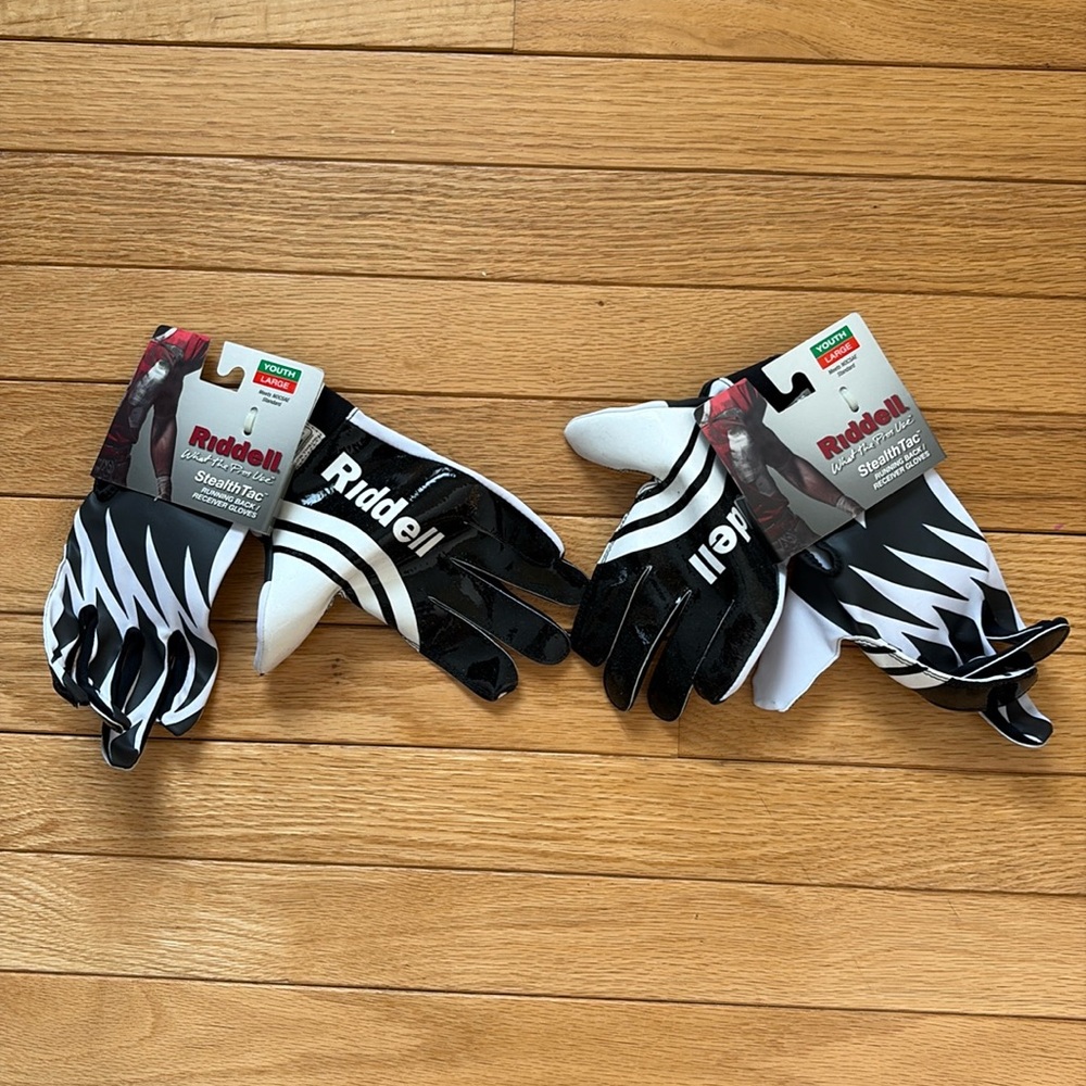 Riddle StealthTac Football Running Back/Receiver Glove Bundle
